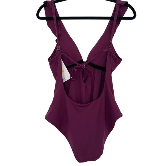 BECCA by Rebecca Virtue Socialite One Piece Swimsuit Medium NWT $124 Retail - Picture 4 of 12